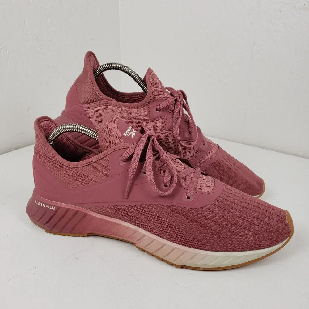 Reebok Flashfilm 2.0 Womens 11 Rose Running Training Shoes Sneaker
